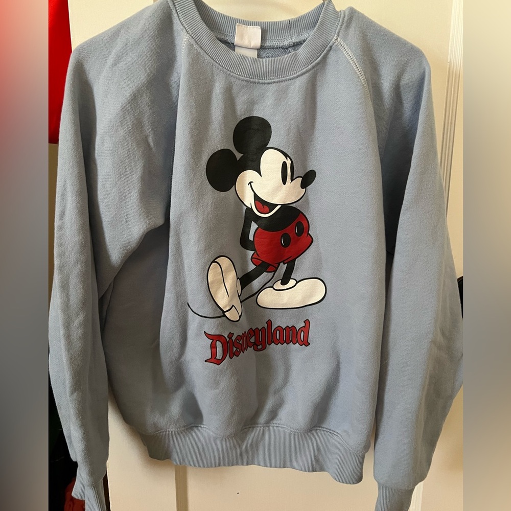 Disneyland Mickey Mouse Blue Sweatshirt